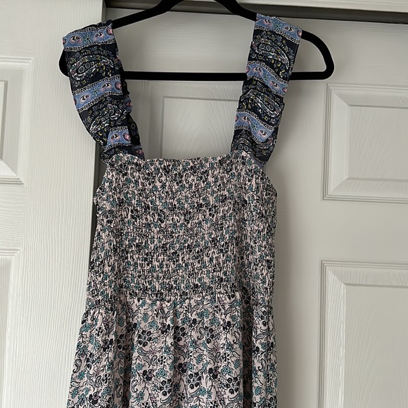 Collective Concepts Floral Midi Dress Size Large - Picture 2 of 2